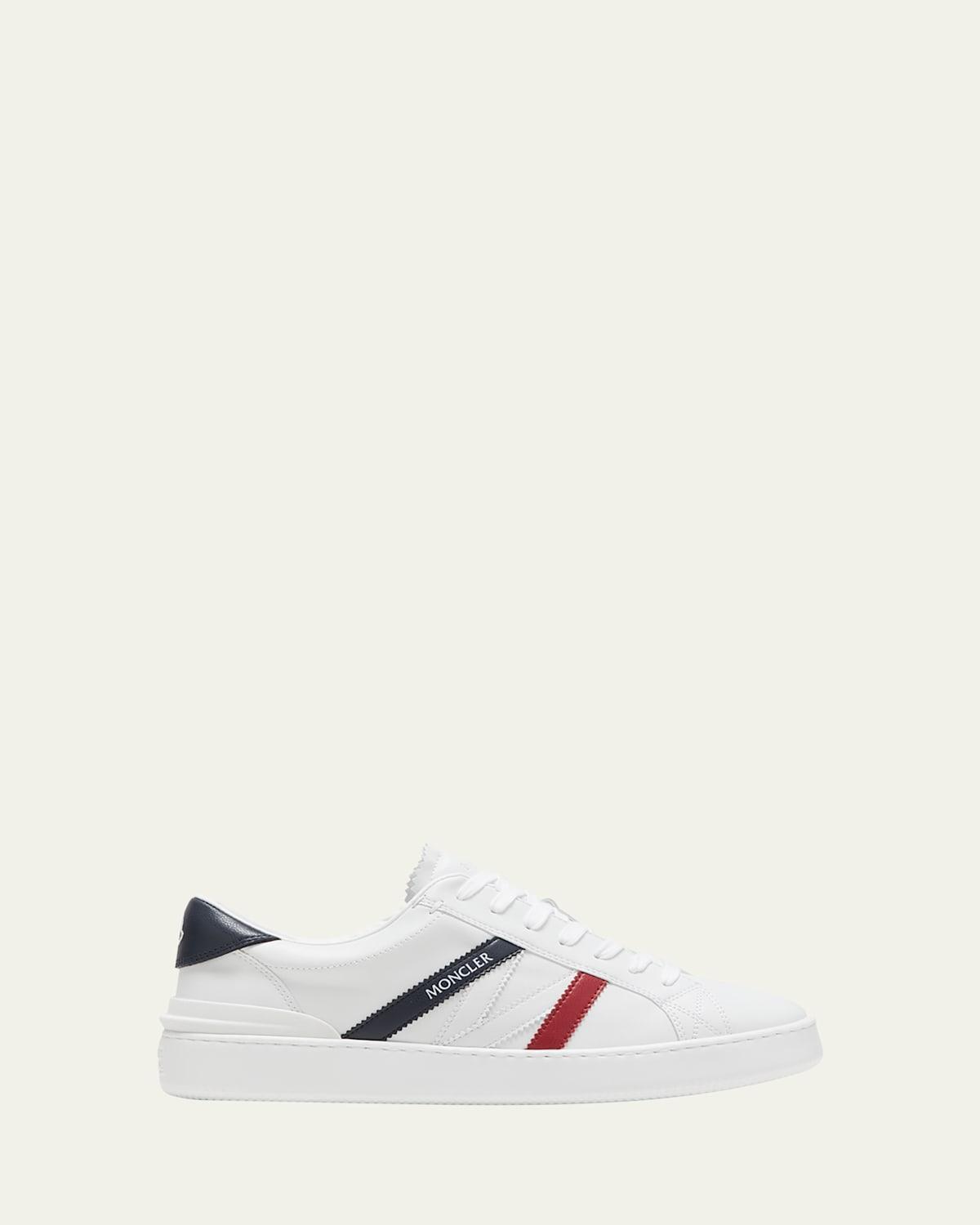 Moncler Monaco M Sneaker in Black  White & Tricolor - Black. Size 40 (also in 41, 43, 44, 45). Product Image