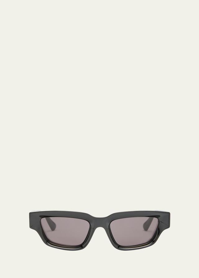 Mens Edgy 53MM Rectangular Sunglasses Product Image