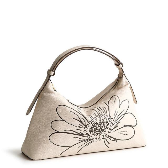 Vera Bradley Marcelle Shoulder Bag Women in Bloom Cottage Cream White Product Image