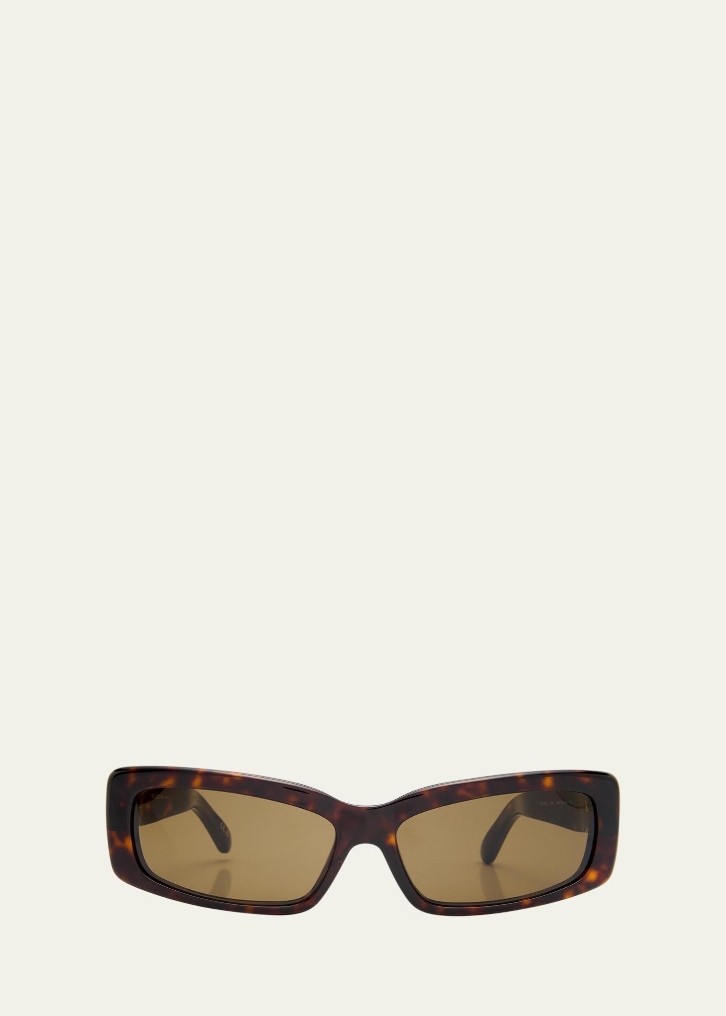 BB0286S Acetate Rectangle Sunglasses Product Image