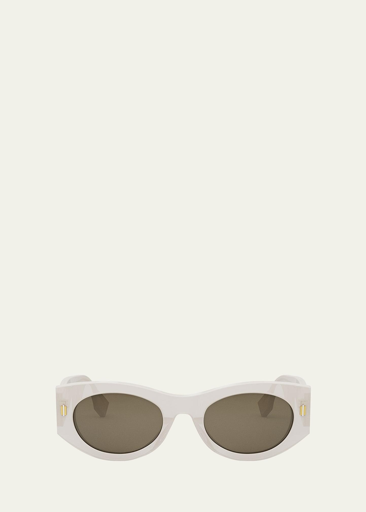 Fendi Roma Acetate Shield Sunglasses Product Image