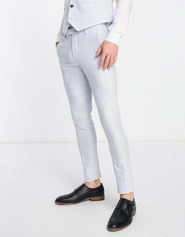 ASOS DESIGN super skinny wool mix suit pants Product Image