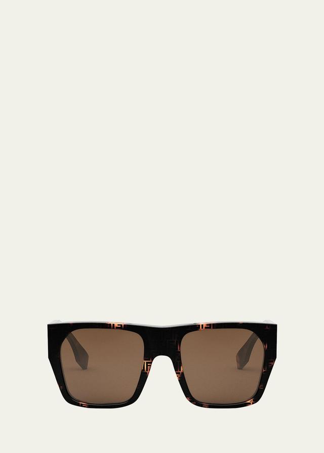 Baguette Acetate Round Sunglasses Product Image