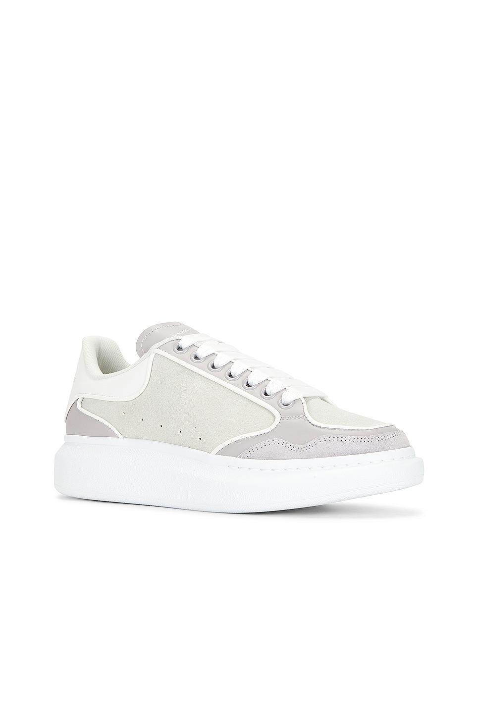 Alexander McQueen Oversized Sneaker in White Product Image