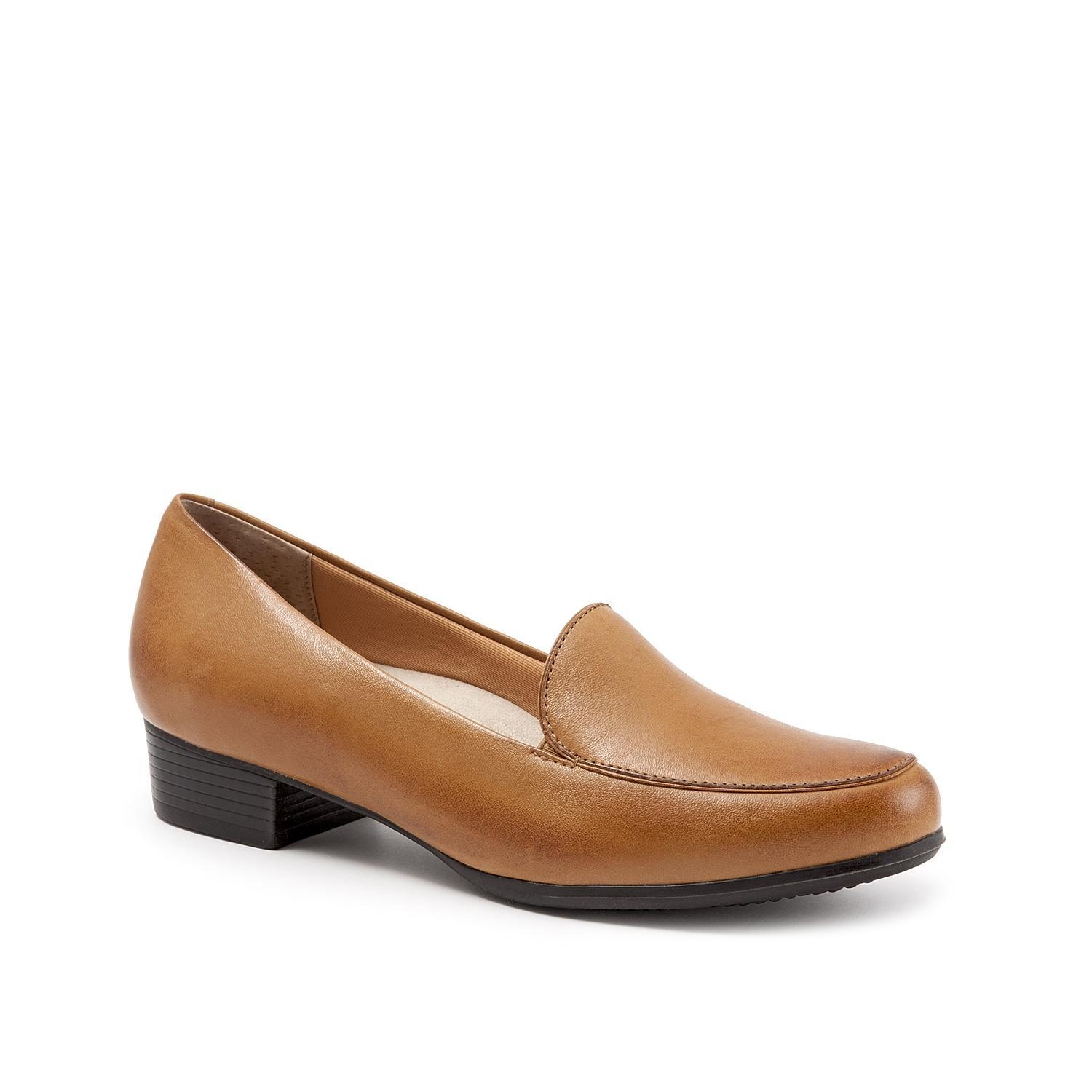 Trotters Monarch Leather Slip-On Block Heel Loafers Product Image