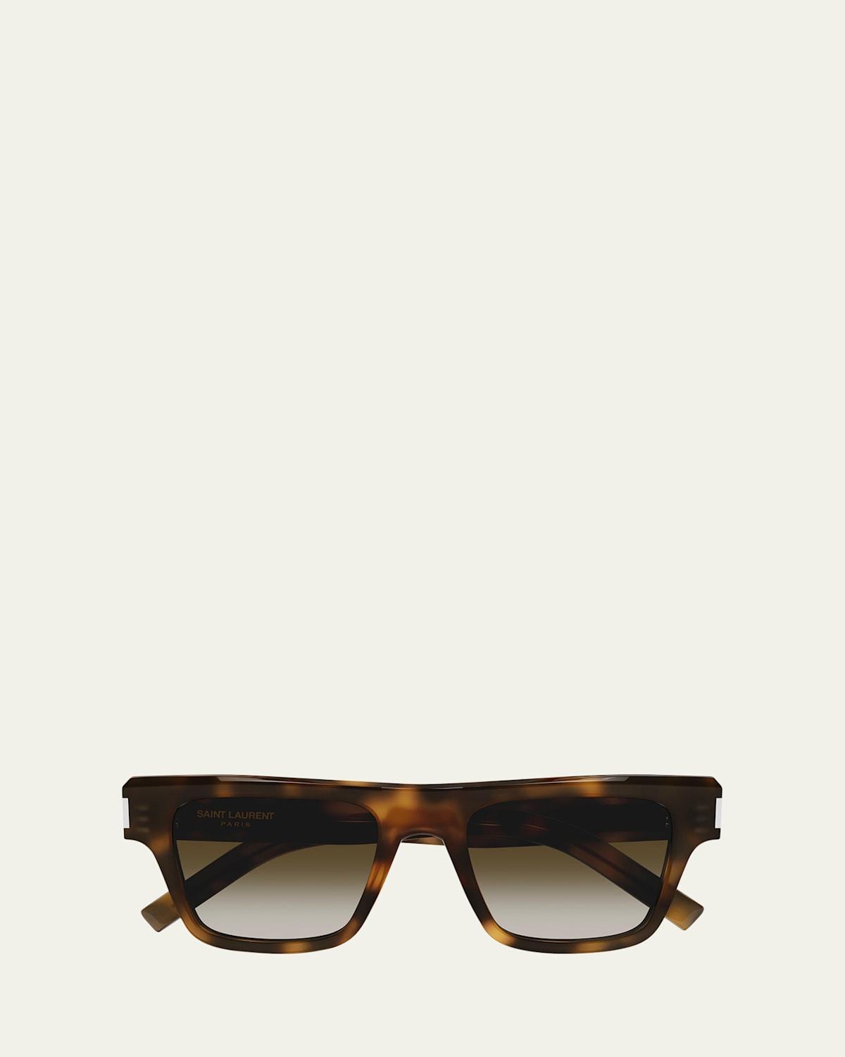 Mens SL 469 Acetate Rectangle Sunglasses Product Image