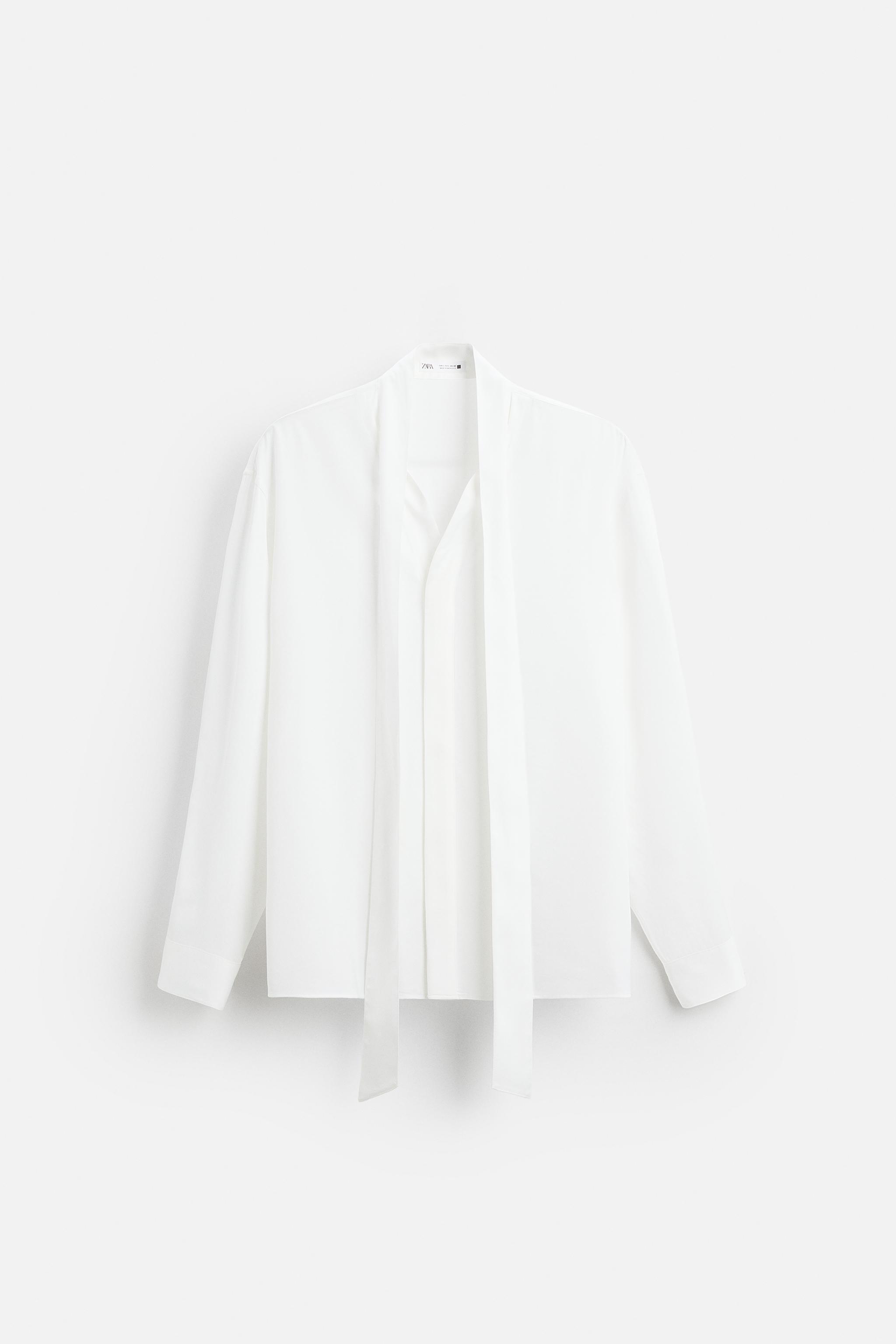 FLOWY BOW SHIRT Product Image