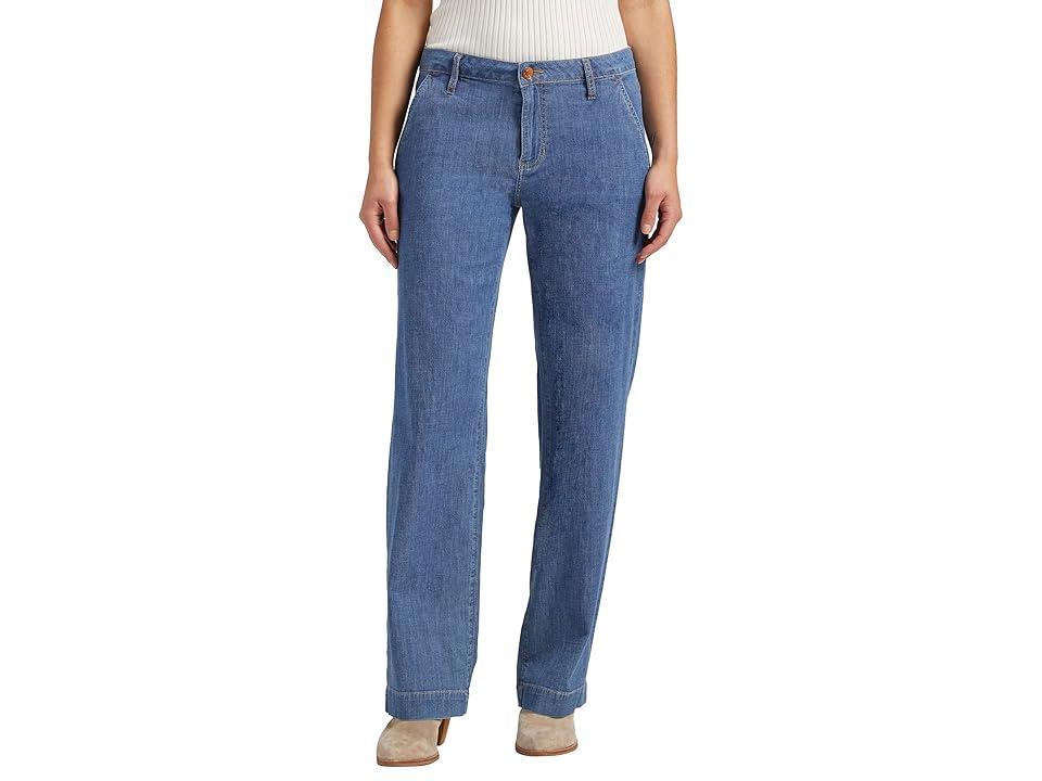 Jag Jeans High-Rise Wide Leg Trousers (Morocco ) Women's Jeans Product Image