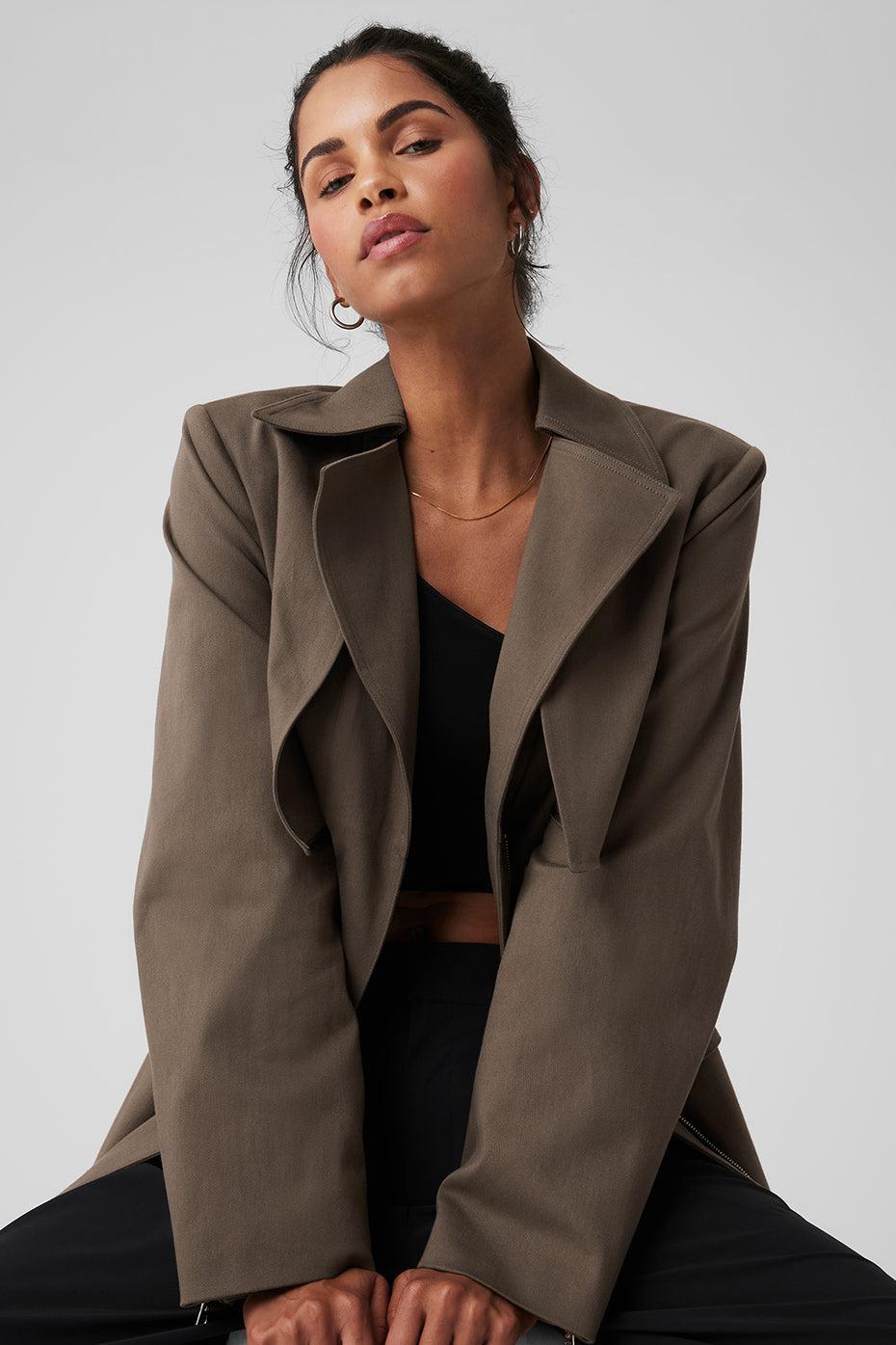 Formation Trench Coat - Olive Tree Female Product Image