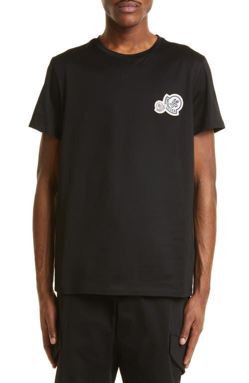 Moncler Double Logo Patch T-Shirt Product Image