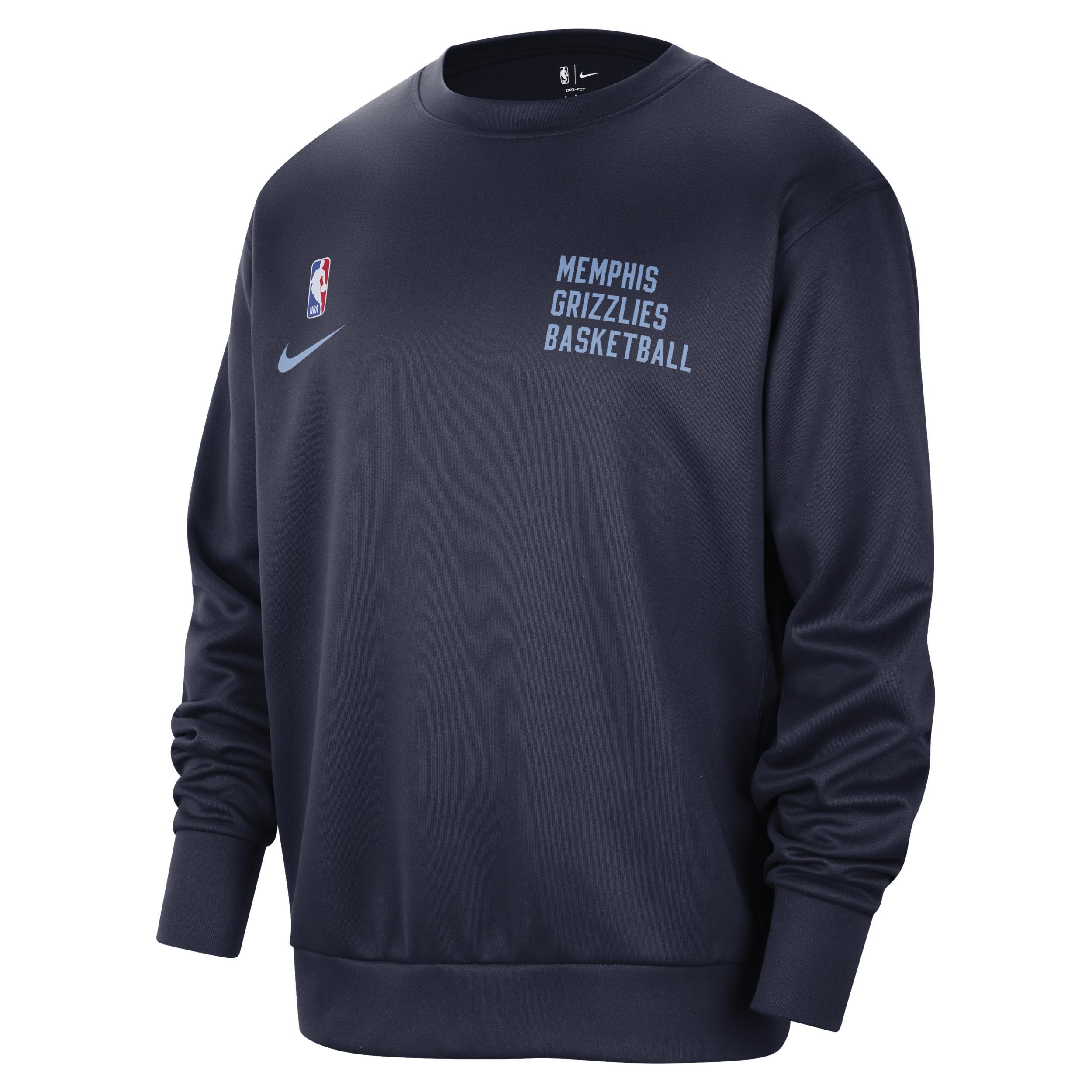 Memphis Grizzlies Spotlight Nike Men's Dri-FIT NBA Crew-Neck Sweatshirt Product Image