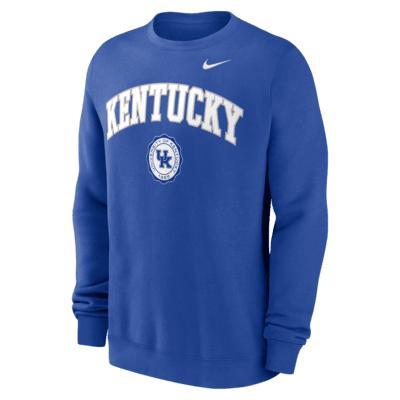 Kentucky Wildcats Arched Seal Men's Nike College Pullover Crew Product Image