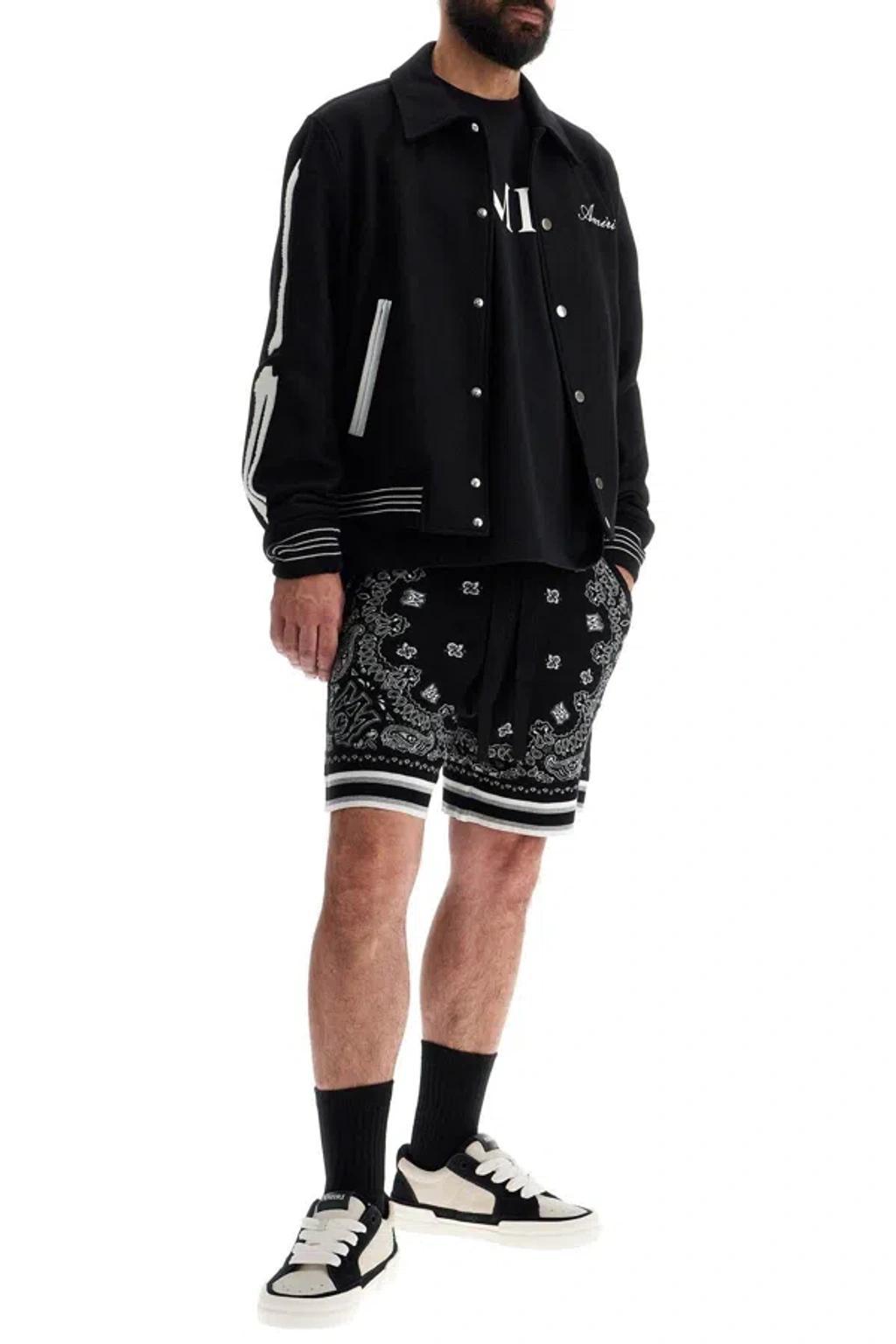 AMIRI Bones Varsity Jacket In Black Product Image