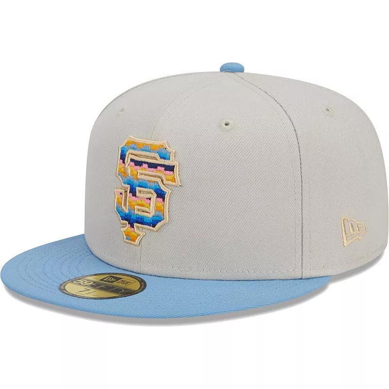 Mens New Era Natural San Francisco Giants Beach Front 59FIFTY Fitted Hat Product Image