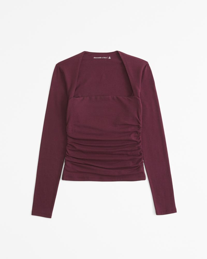 The A&F Ava Long-Sleeve Top Product Image