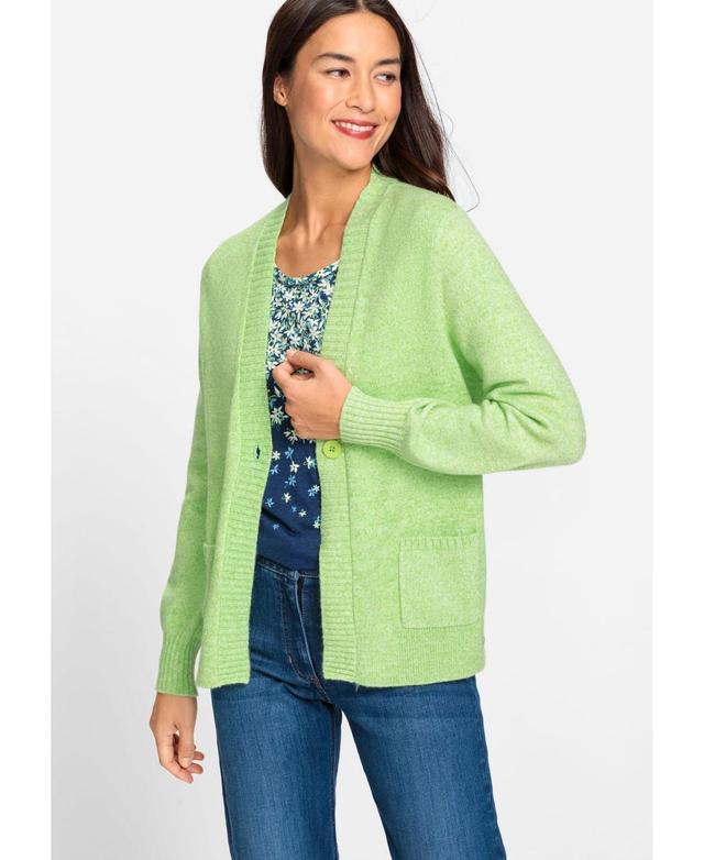 Olsen Womens Long Sleeve Single Button Cardigan Product Image