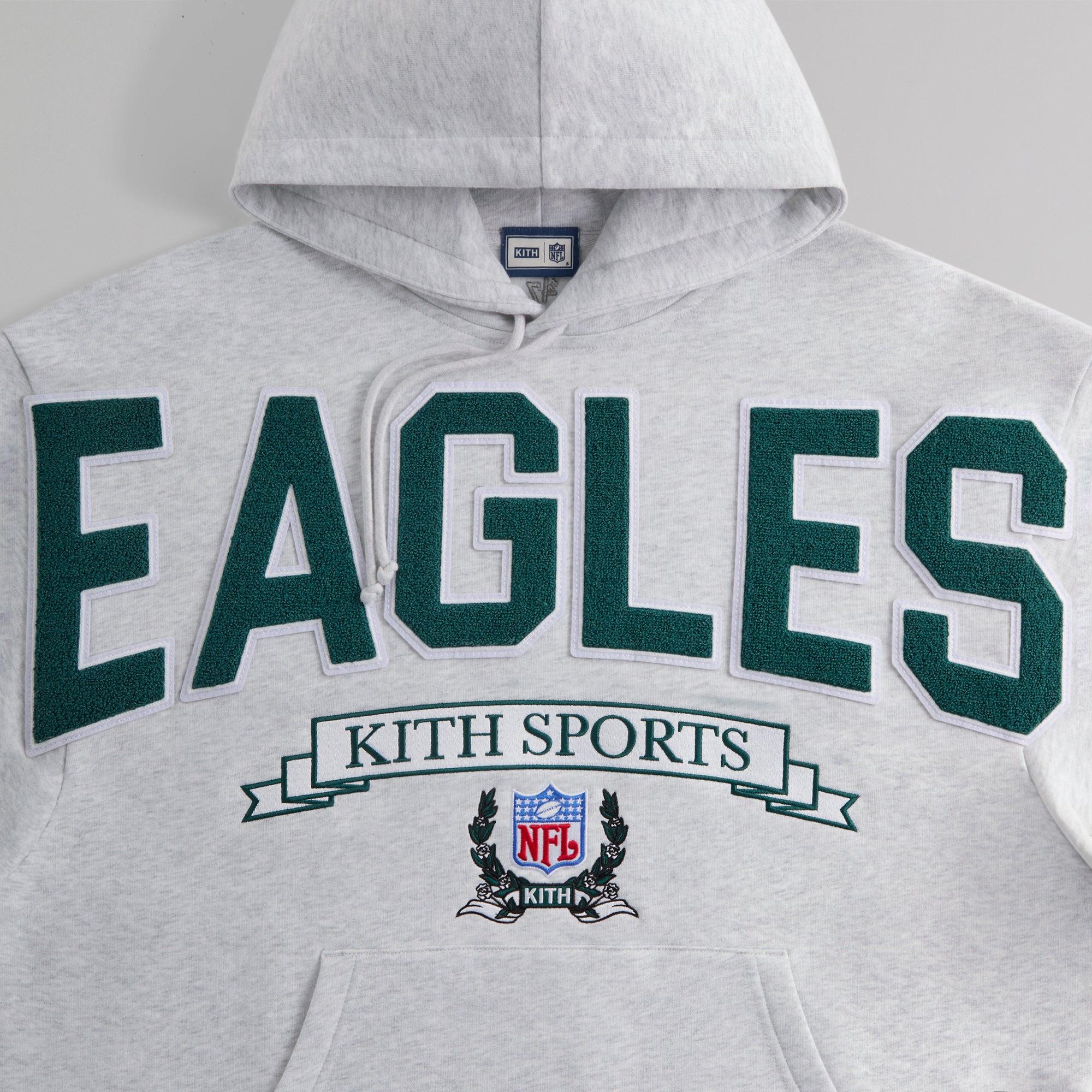 Kith & '47 for the NFL: Eagles Nelson Hoodie - Light Heather Grey Male Product Image