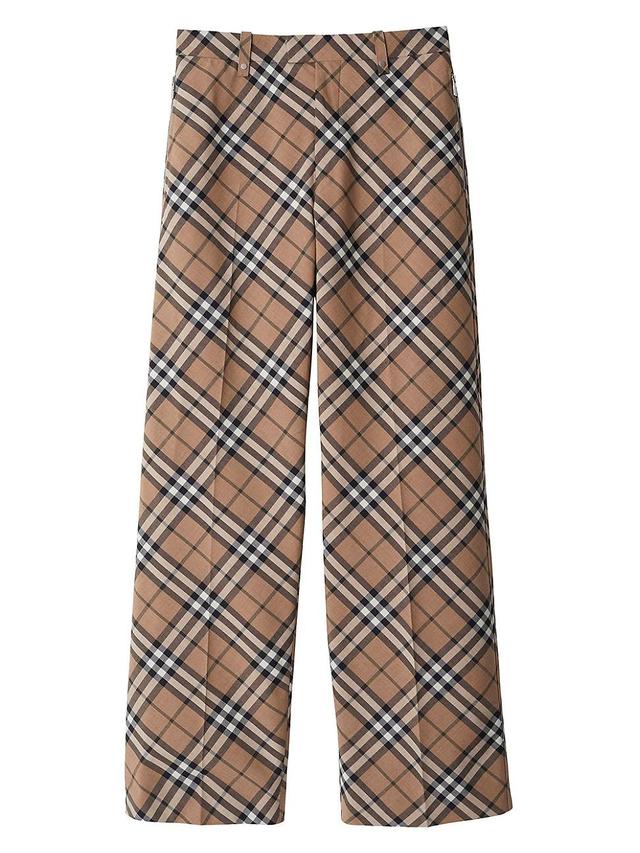 Mens Tailored Check Trousers Product Image