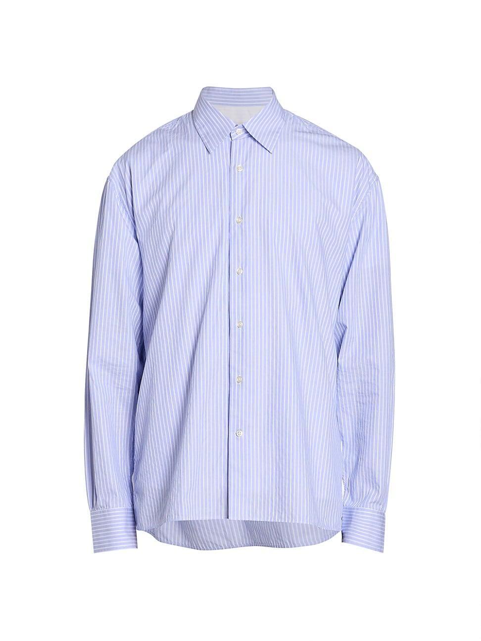 Mens End On Striped Poplin Button-Up Shirt Product Image