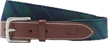 Blackwatch Plaid Canvas Club Belt Product Image