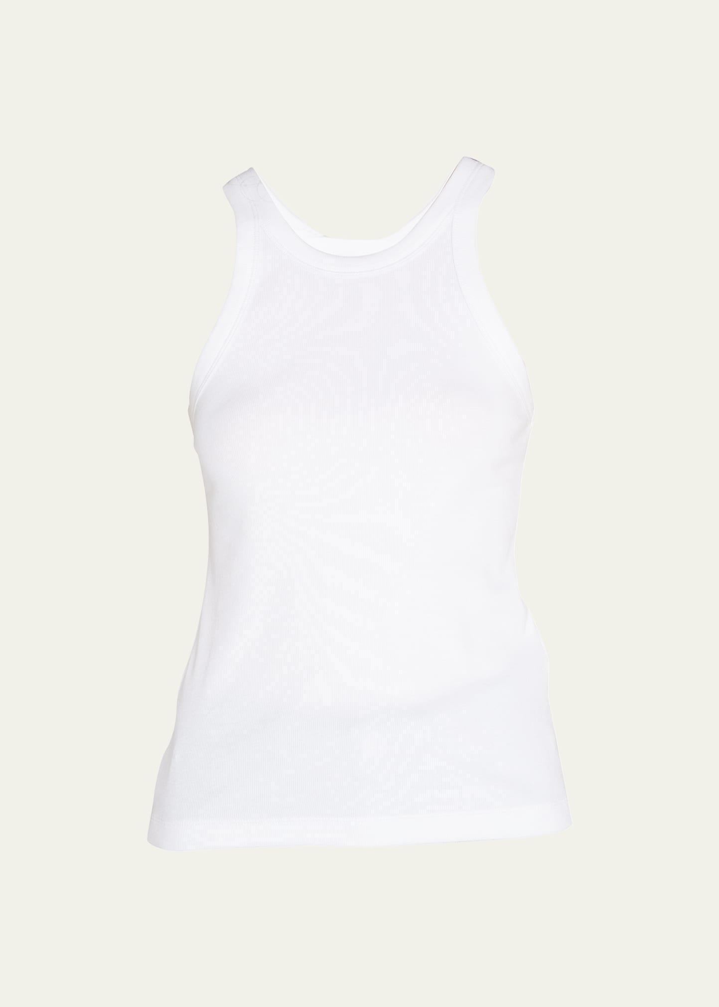 Womens Curved Rib Tank Top Product Image