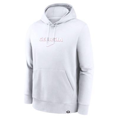 Georgia Bulldogs Statement Wordmark Lockup Heavyweight Men's Nike College Pullover Hoodie Product Image