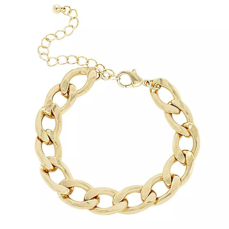 PANNEE BY PANACEA Gold Tone Chunky Chain Bracelet, Womens, None Product Image