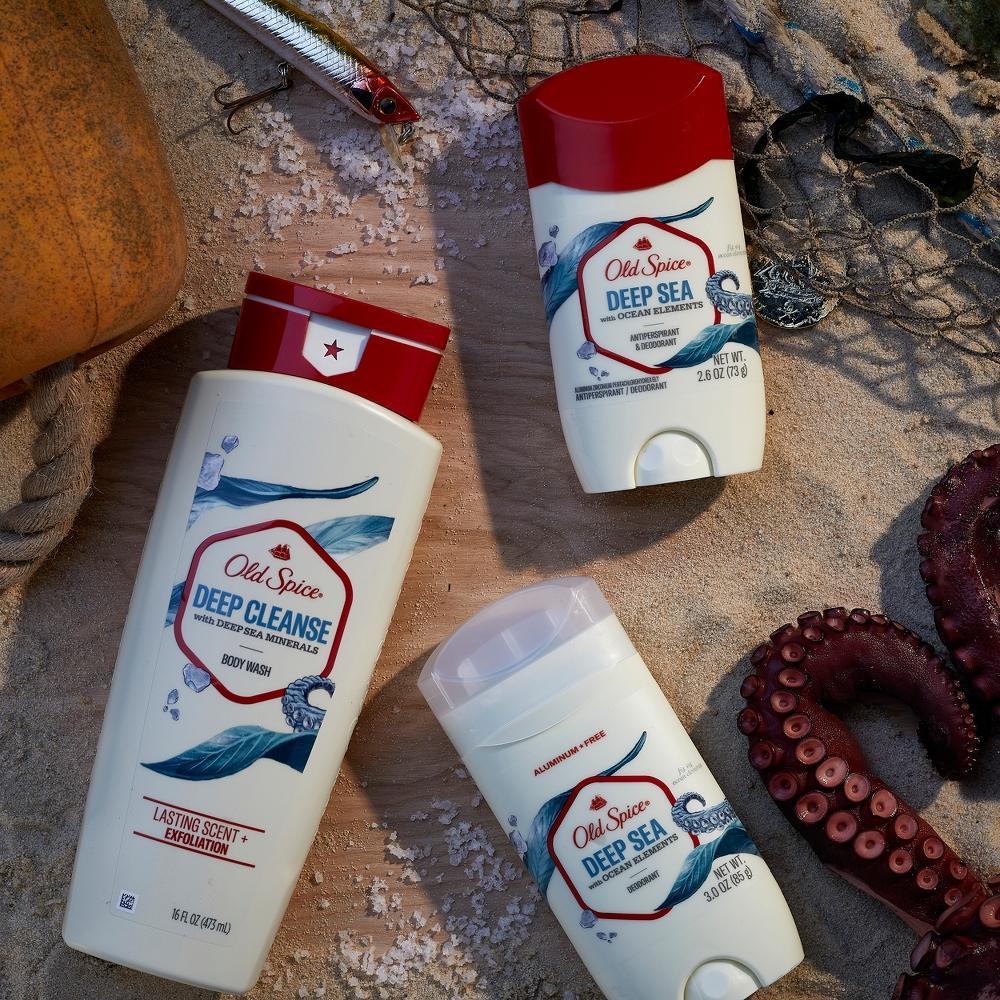 Old Spice Invisible Solid Antiperspirant Deodorant for Men - Deep Sea - Sea Mineral Scent - 2.6oz/2pk Product Image