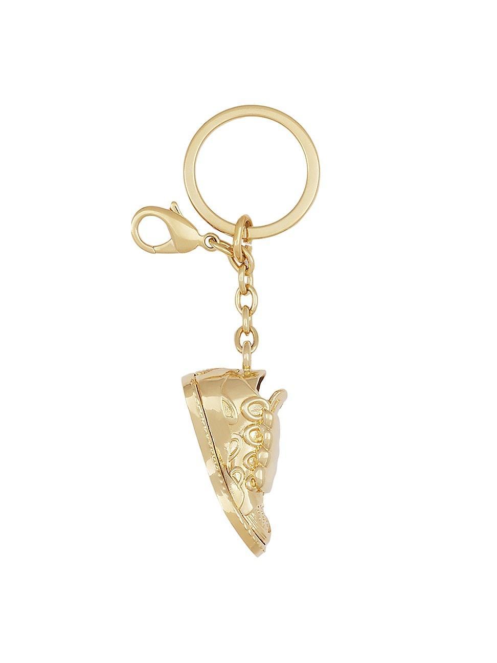 Mens Curb Sneakers Brass Key Ring Product Image