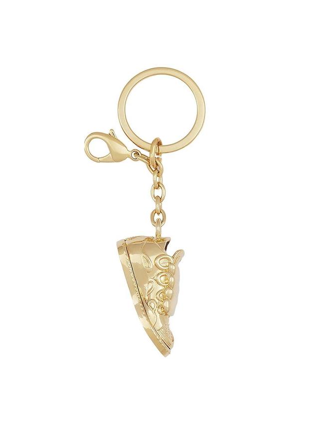 Mens Curb Sneakers Brass Key Ring Product Image