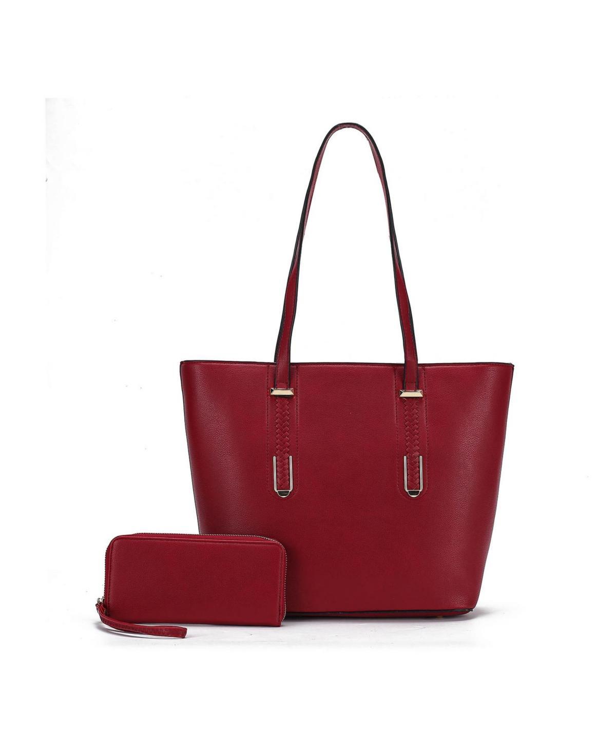 Mkf Collection Mina Handbag Set Women s Tote Bag and Wristlet Wallet by Mia K Product Image