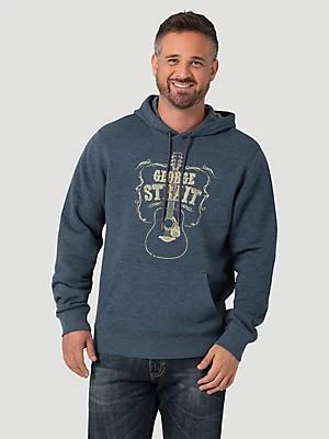 Men's George Strait Graphic Hoodie Sweatshirt | Men's SHIRTS | Wrangler® Product Image