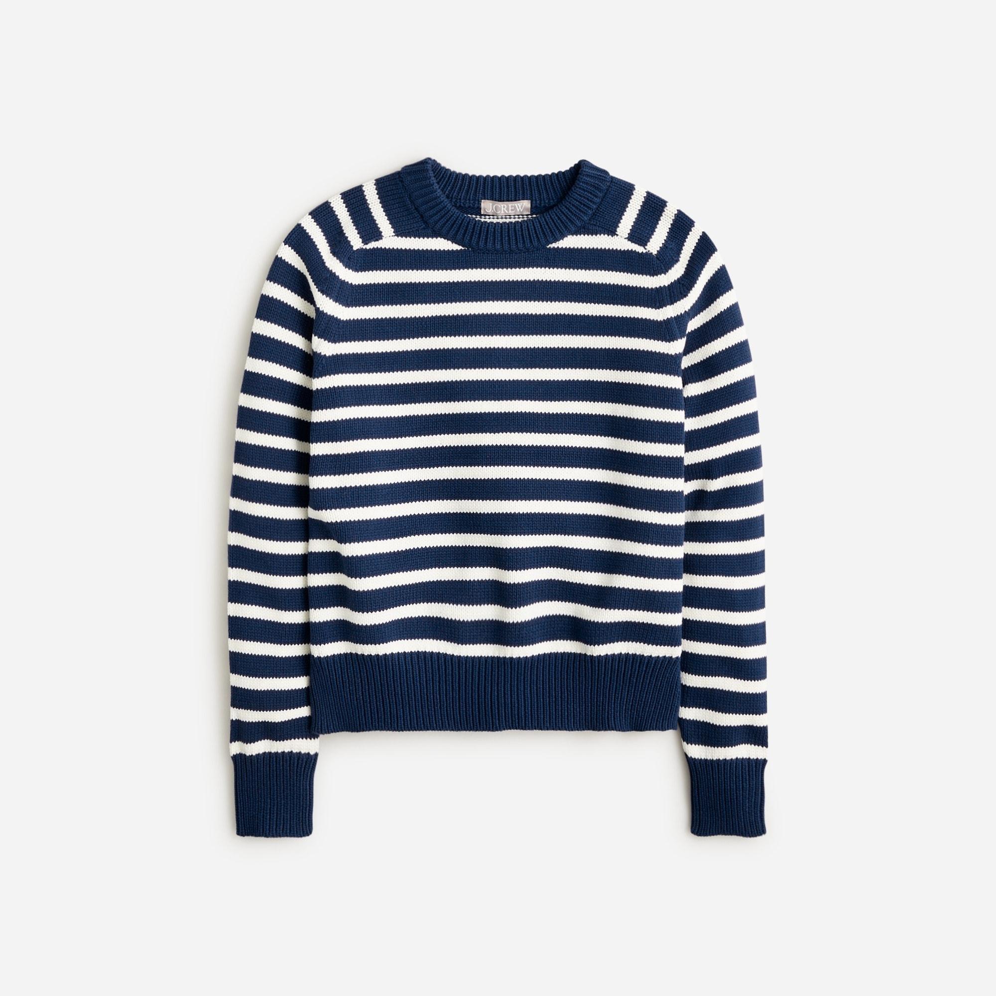 Relaxed pullover sweater in stripe Product Image