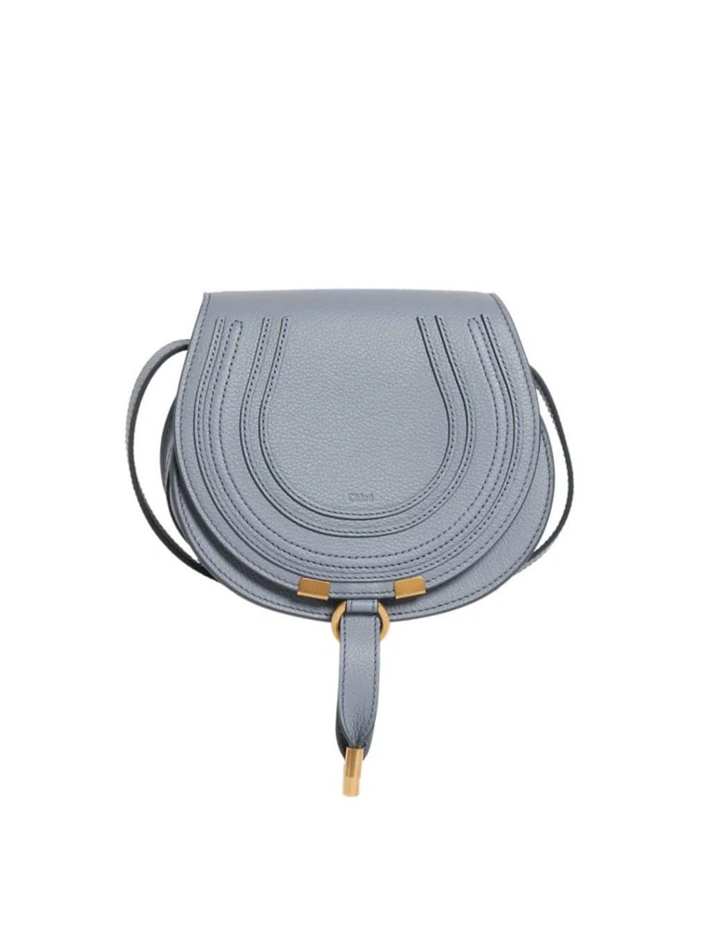 Womens Mini Marcie Leather Saddle Bag Product Image