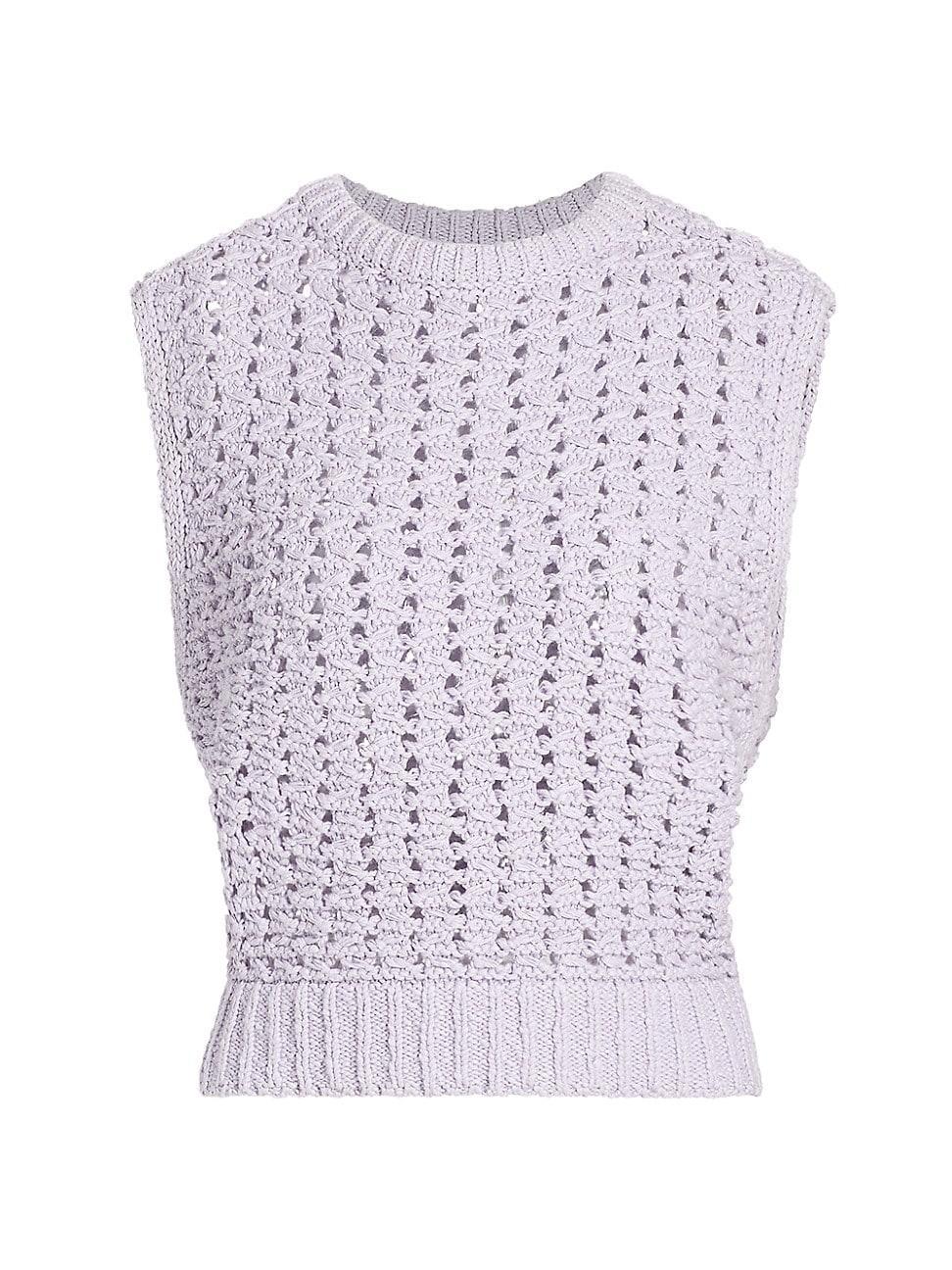 Tape Yarn Sweater Vest Product Image