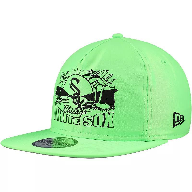 Mens New Era Chicago White Sox Neon Golfer Snapback Hat Product Image