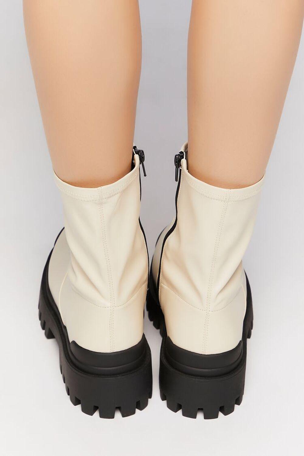 Faux Leather Lug Booties | Forever 21 Product Image