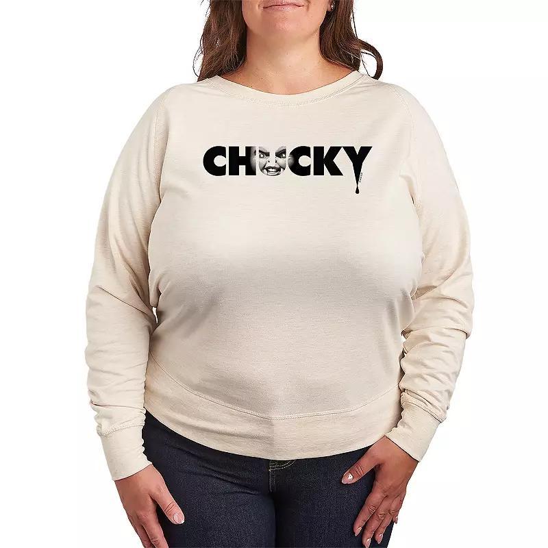 Plus Size Chucky Chucky Face Logo Pullover, Womens Product Image