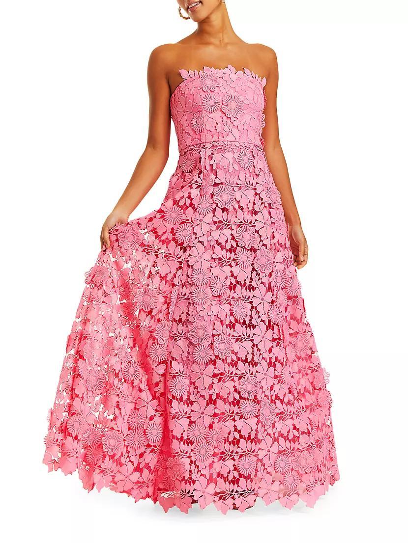 Cataleya Strapless Lace Gown Product Image