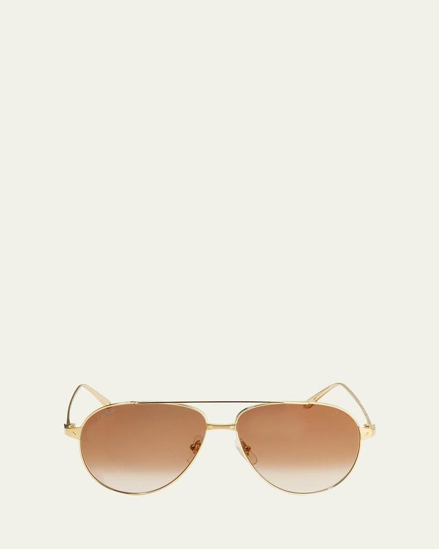 Womens Santos De Cartier 59MM Pilot Sunglasses Product Image