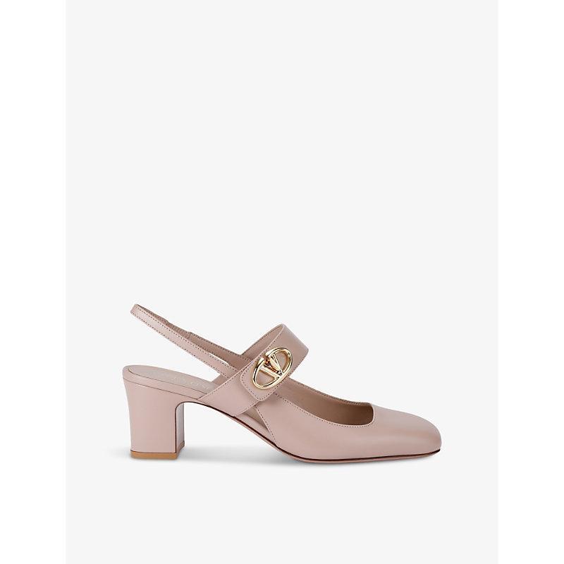 VALENTINO GARAVANI Vlogo Slingback Pump In Pink Product Image