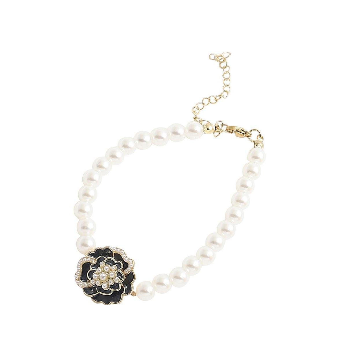 Sohi Womens Rose Strand Bracelet Product Image