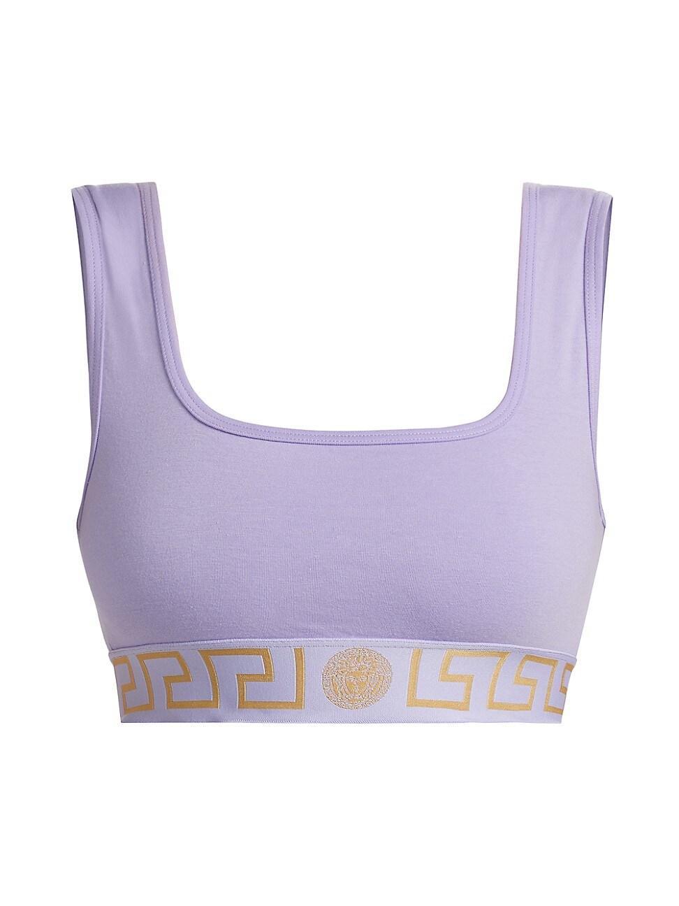 Womens Topeka Logo Jersey Bi-Stretch Cotton Sports Bra Product Image