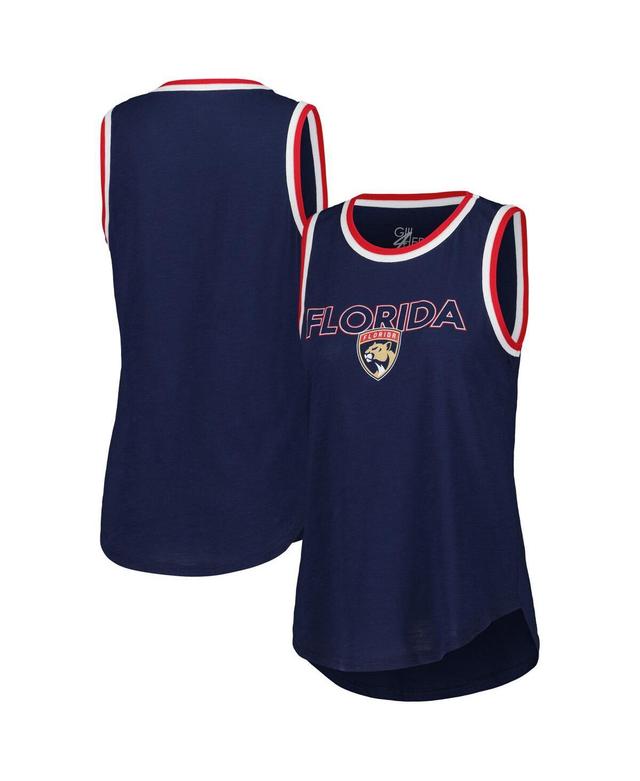 Womens G-iii 4Her by Carl Banks Navy Florida Panthers Strategy Tank Top Product Image