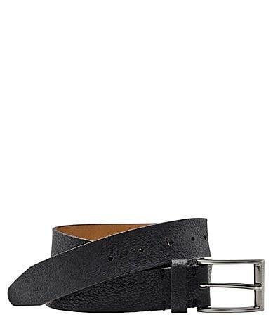 Johnston  Murphy Mens Soft Pebble Leather Belt Product Image