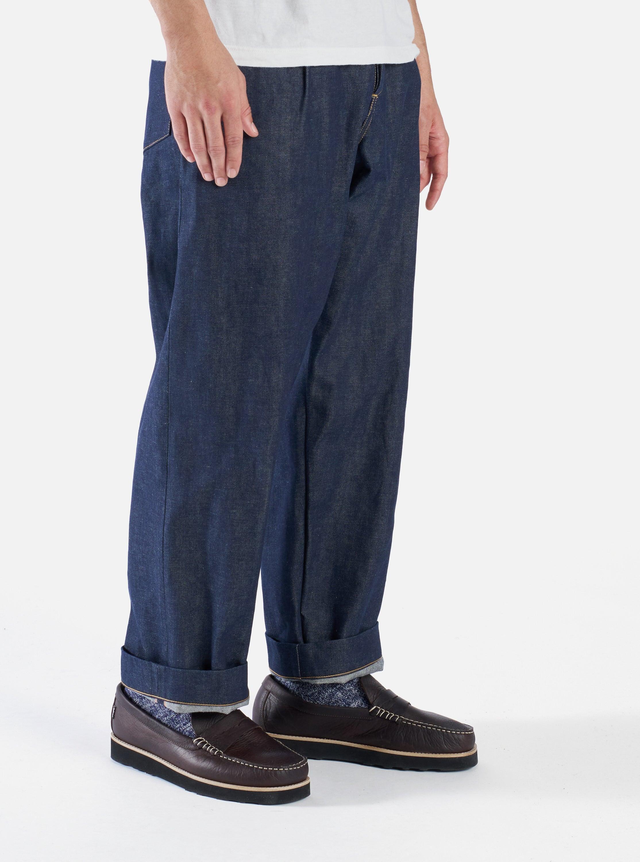 Universal Works Duke Pant in Indigo 13oz Selvedge Denim Product Image