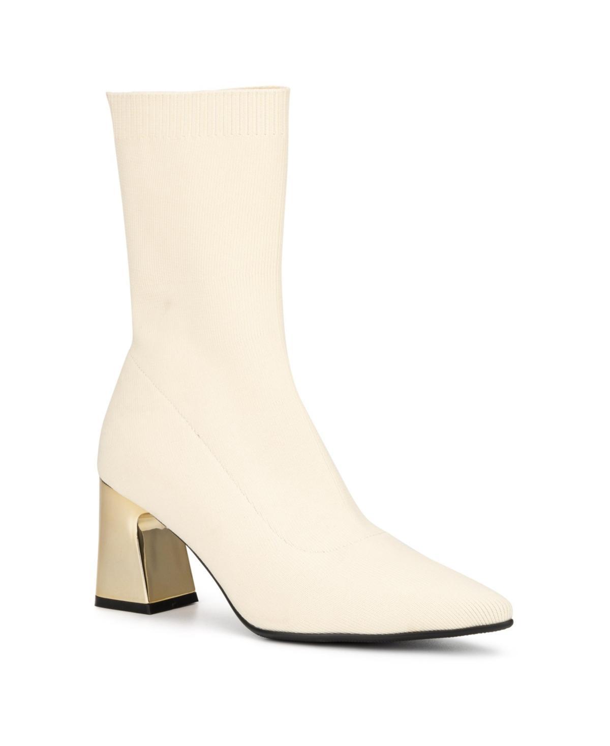 Torgeis Eugena Womens Heeled Ankle Boots Med Beige Product Image