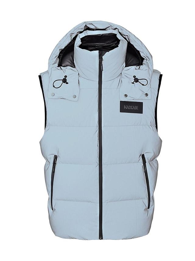 Mens Hugh Hooded Down Vest Product Image