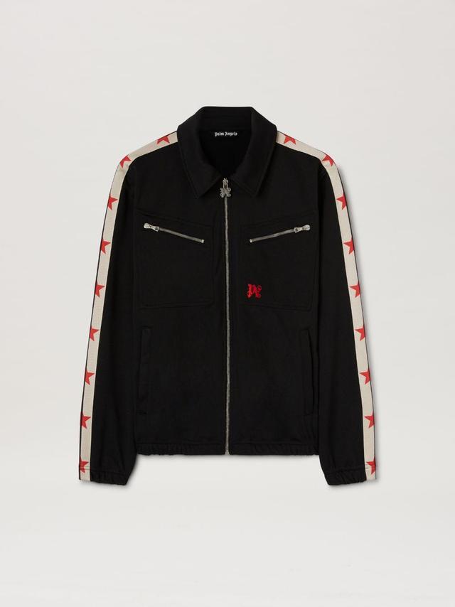 Track Jacket in black  - Palm Angels® Official  Product Image