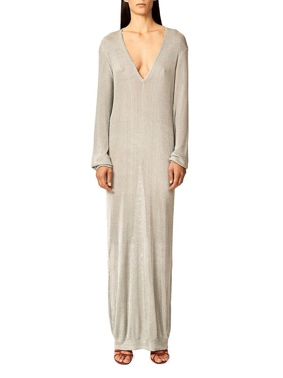 Womens The Croft Shimmer Maxi Dress Product Image